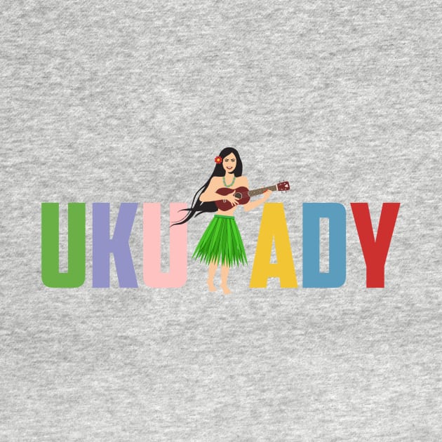 Ukulady Ukulele + Lady by SycamoreShirts